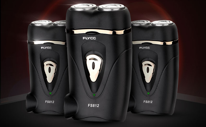 FLYCO FS812 Rotatable Double Head Small Electric Shaver Rechargeable Razor