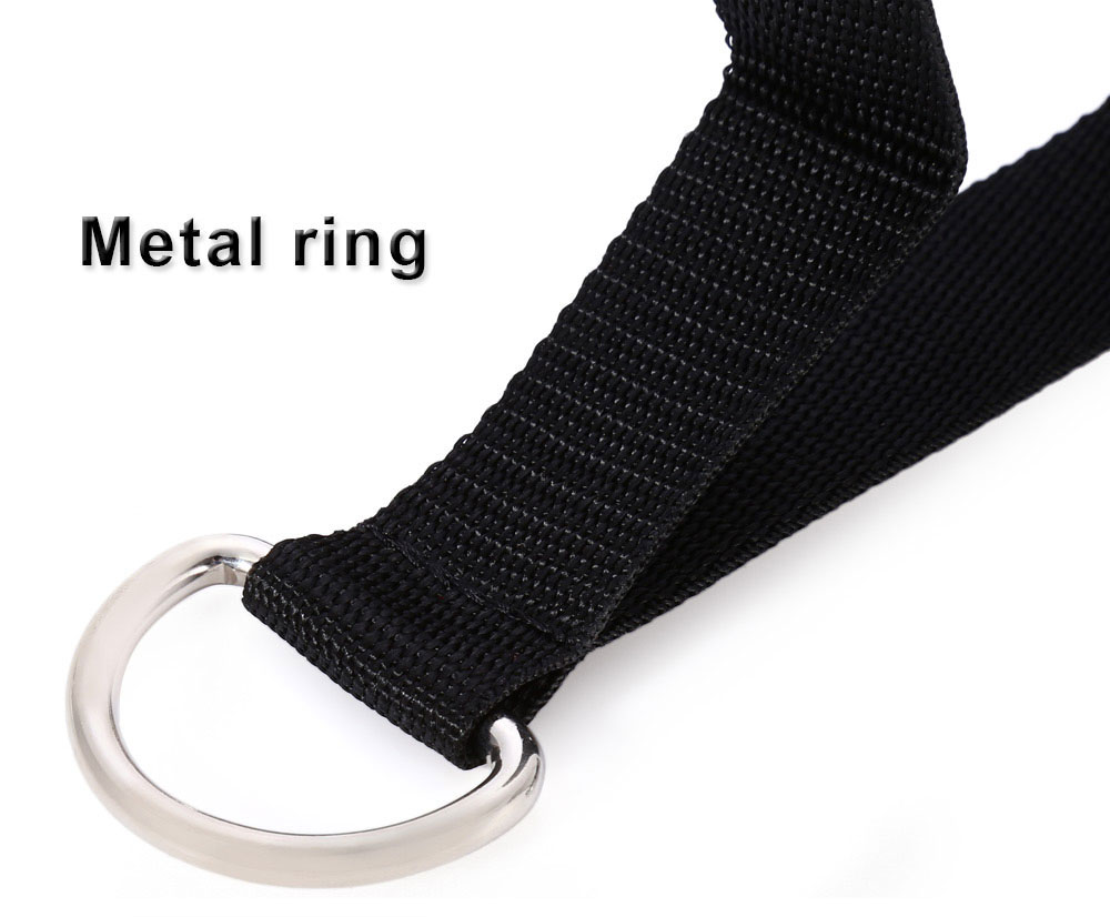 D-ring Spring Exerciser Foam Handle Pipe Elastic String Gym Training Equipment