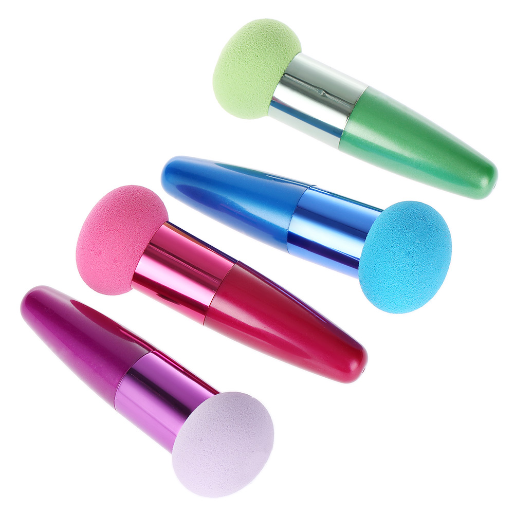 Multi-color Makeup Cosmetic Brushes Liquid Cream Foundation Sponge Lollipop