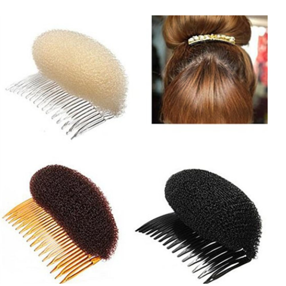 Ladies Hair Styling Comb Volume Bouffant Beehive Shaper Roller Foam Accessorie