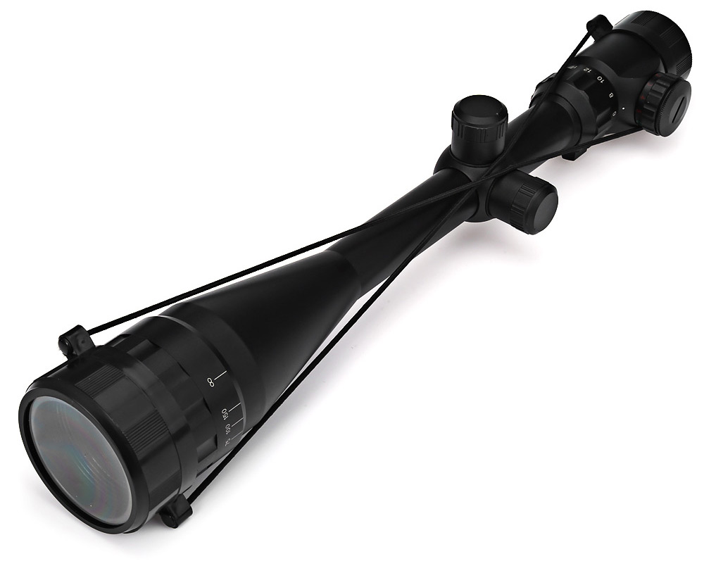 Beileshi 6 - 24X 50mm Adjustable Illuminated Tactical Riflescope Reticle Optical Sight Scope for Shotgun Hunting