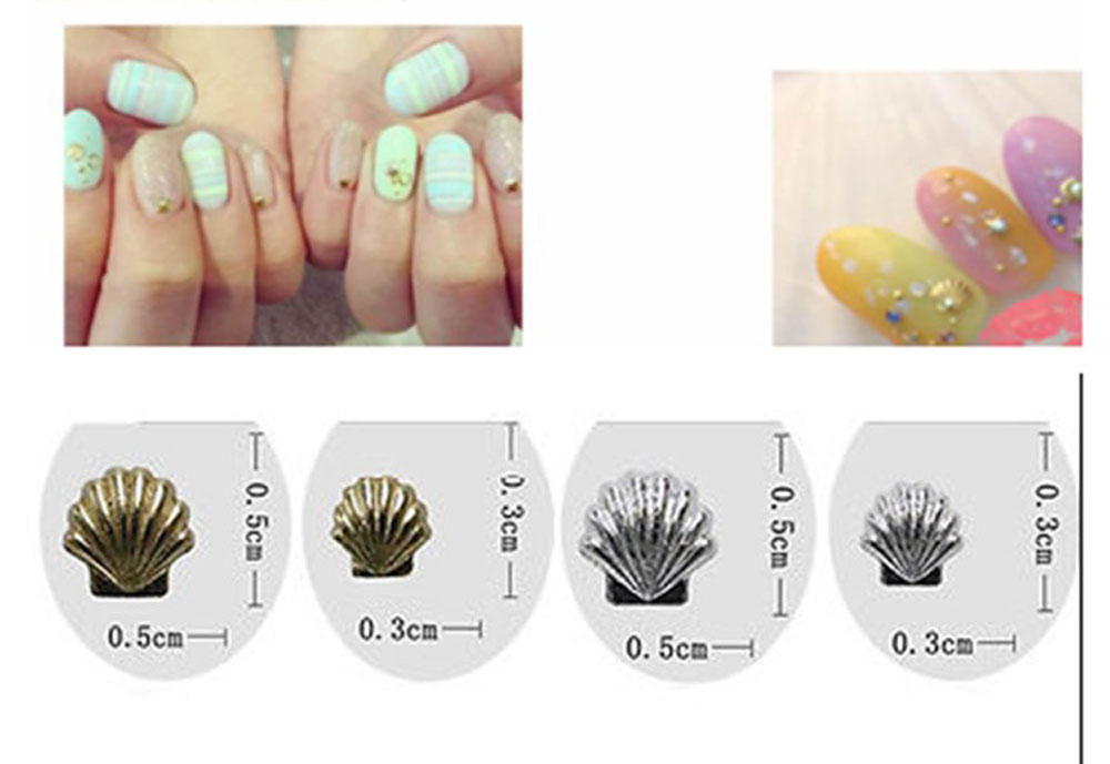 Conch Shell Starfish Glue Phototherapy Style Nail Sticker