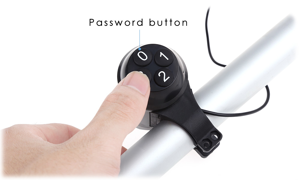 Bicycle Cycling Handlebar Password Water Resistant Ring Loud Horn Bell Alarm Bike Accessories