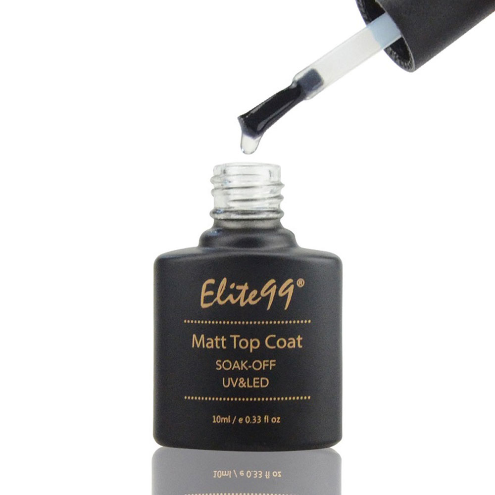 Elite99 Professional 10ml LED UV Top Coat Nail Polish Scrub Seal Glue