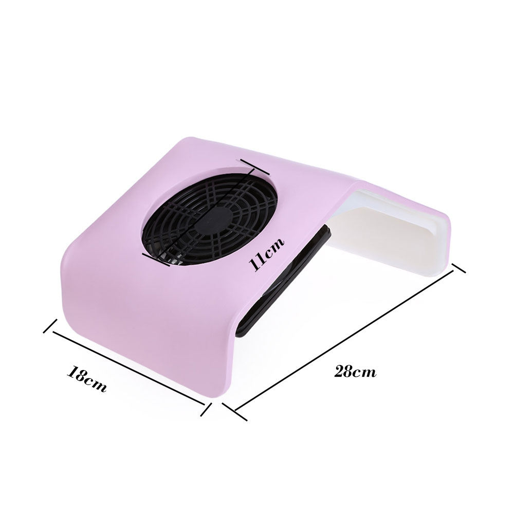 Professional 30W 220V / 110V Suction Nail Dust Collector Machine