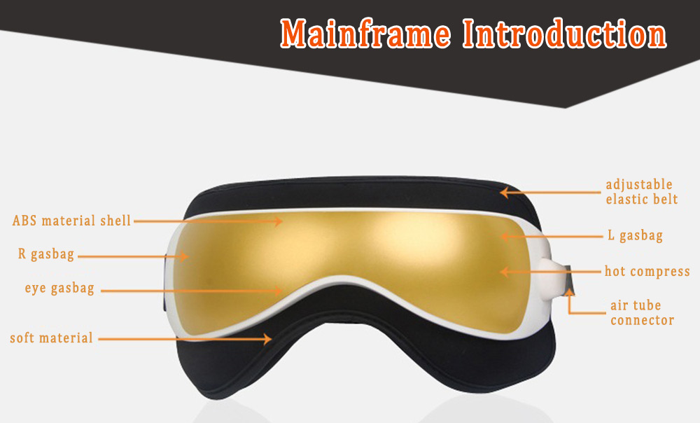 Multifunctional Magnetic Far-infrared MP3 Dispel Eye Bags Eye Care Massager