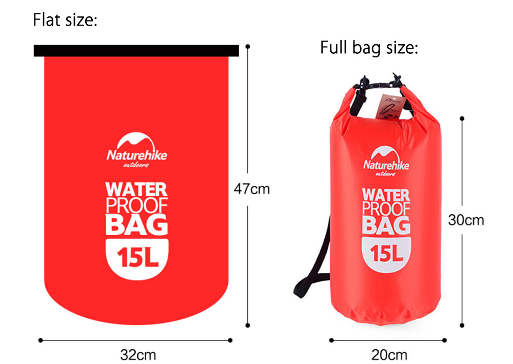 NatureHike Multifunctional Outdoor Travel Rafting Camping Hiking Swimming Waterproof Bag