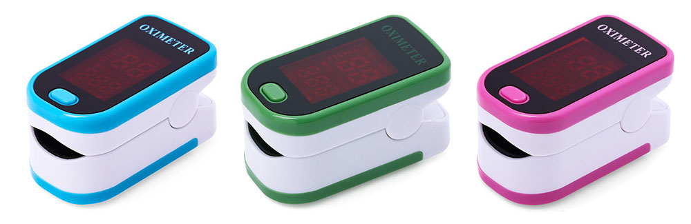 LED Display Design Fingertip Pulse Oximeter Spo2 PR Monitor Blood Oxygen