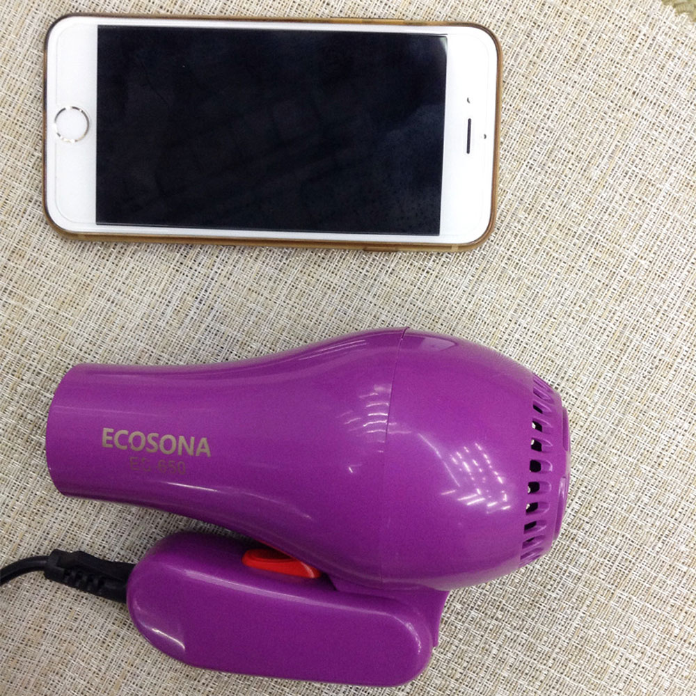 ECOSONA ES - 650 Foldable Portable Mini Traveller Compact Blower Hair Dryer