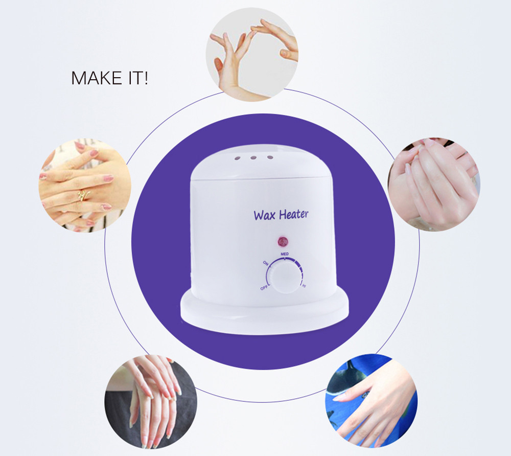 LT-005 1000ML Electric Round Cartridge Depilatory Waxing Heater Paper Hair Removal Hand Foot Face Beauty Treatment