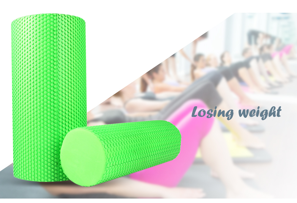 MILY SPORT 3.93 inches EVA Yoga Fitness Foam Roller Physio Blocks Exercise Massage Gym Cure Trigger Point