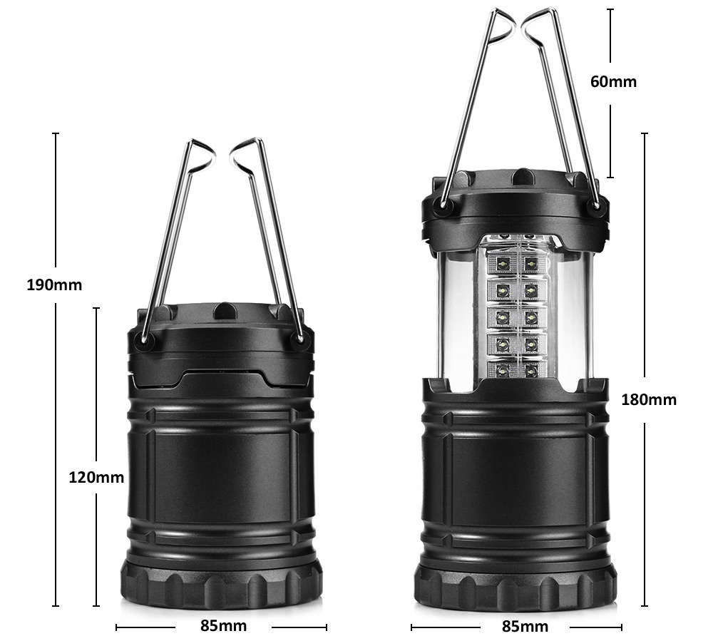 Ultra Bright Collapsible 30 LED Camping Lanterns Lights for Hiking Emergencies
