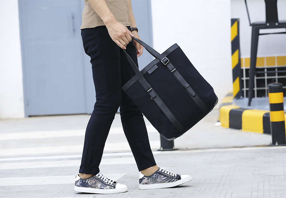 Osoce T001 Multifunctional Man Casual Swagger Bag Simple Business Handbag