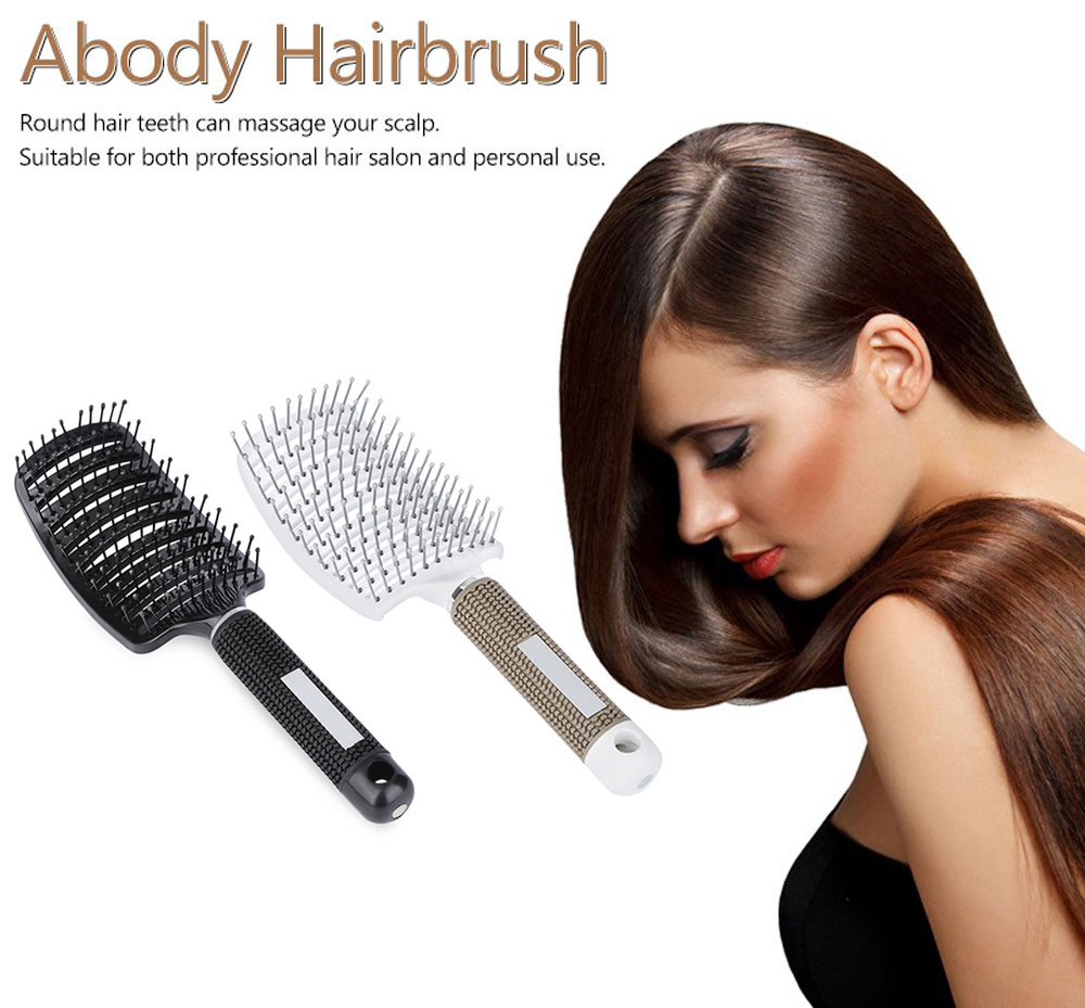 Salon Scalp Massage Comb Hair Brush Detangle Paddle Hairbrush Hairdressing Styling Tool