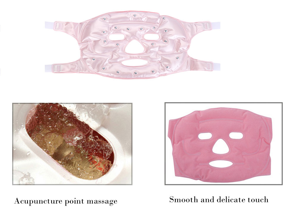 Magnet Tourmaline Gel Facial Beauty Mask Face Slim Lift Tool Reusable Magnetic Therapy Revitalization Massager