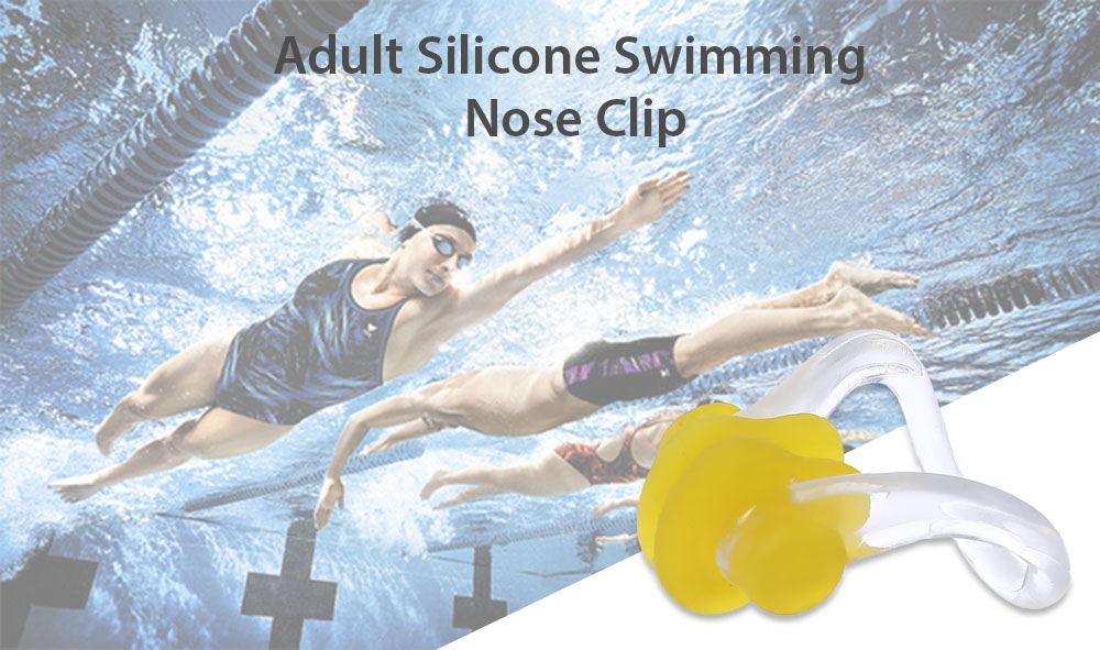 Water Resistant Swimming Diving Soft Silicone Nose Clip