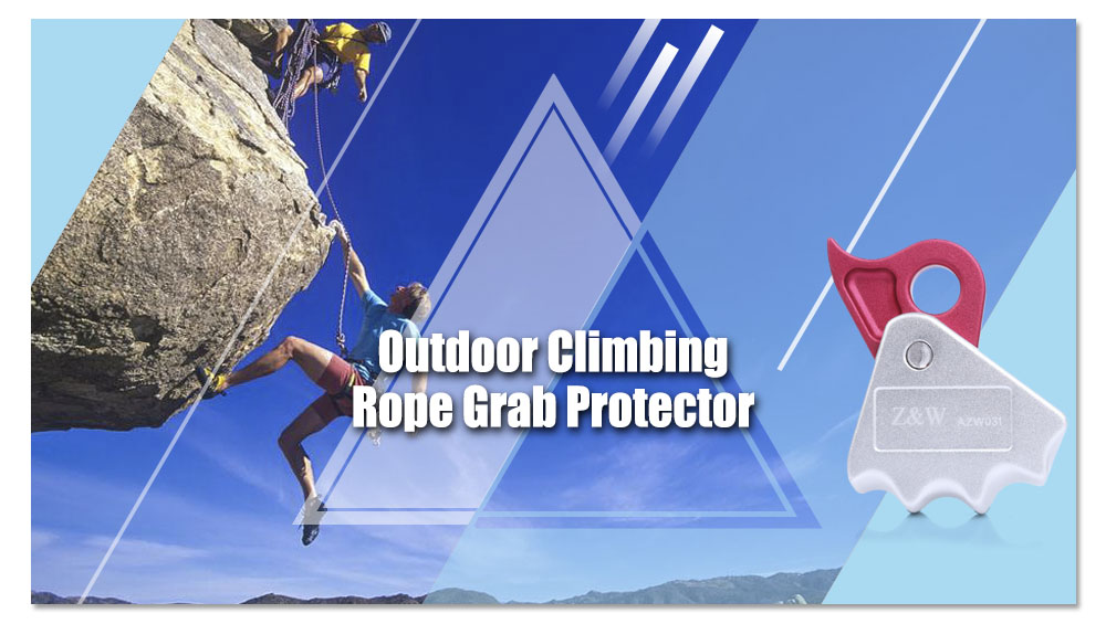 Outdoor Climbing Mountaineering Carving Rope Grab Protector for 9 - 12MM Rope