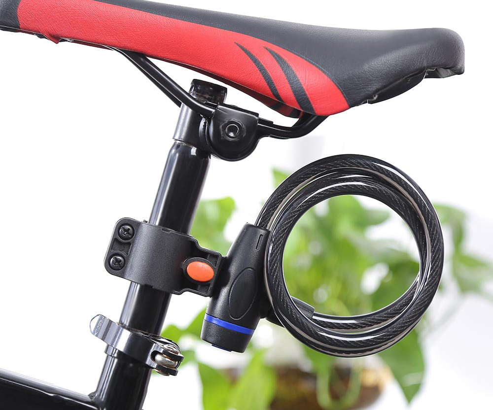 Robesbon Cycling Bike Anti-theft Ring Wire Rope Lock