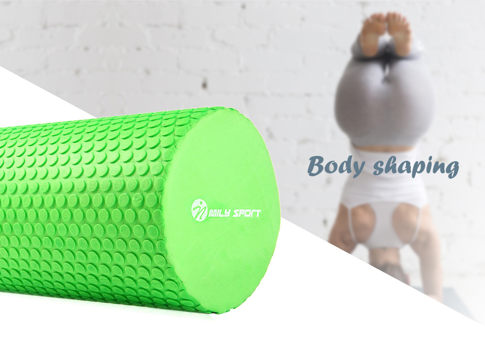MILY SPORT 3.93 inches EVA Yoga Fitness Foam Roller Physio Blocks Exercise Massage Gym Cure Trigger Point