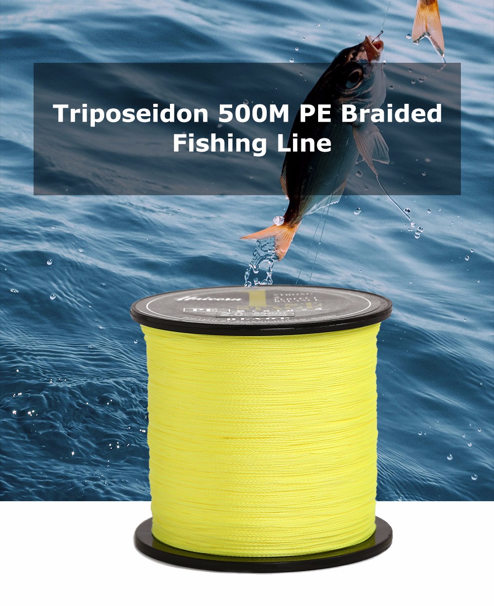 Triposeidon 500M 8 - 60 LB Good Quality PE Braided Fishing Line