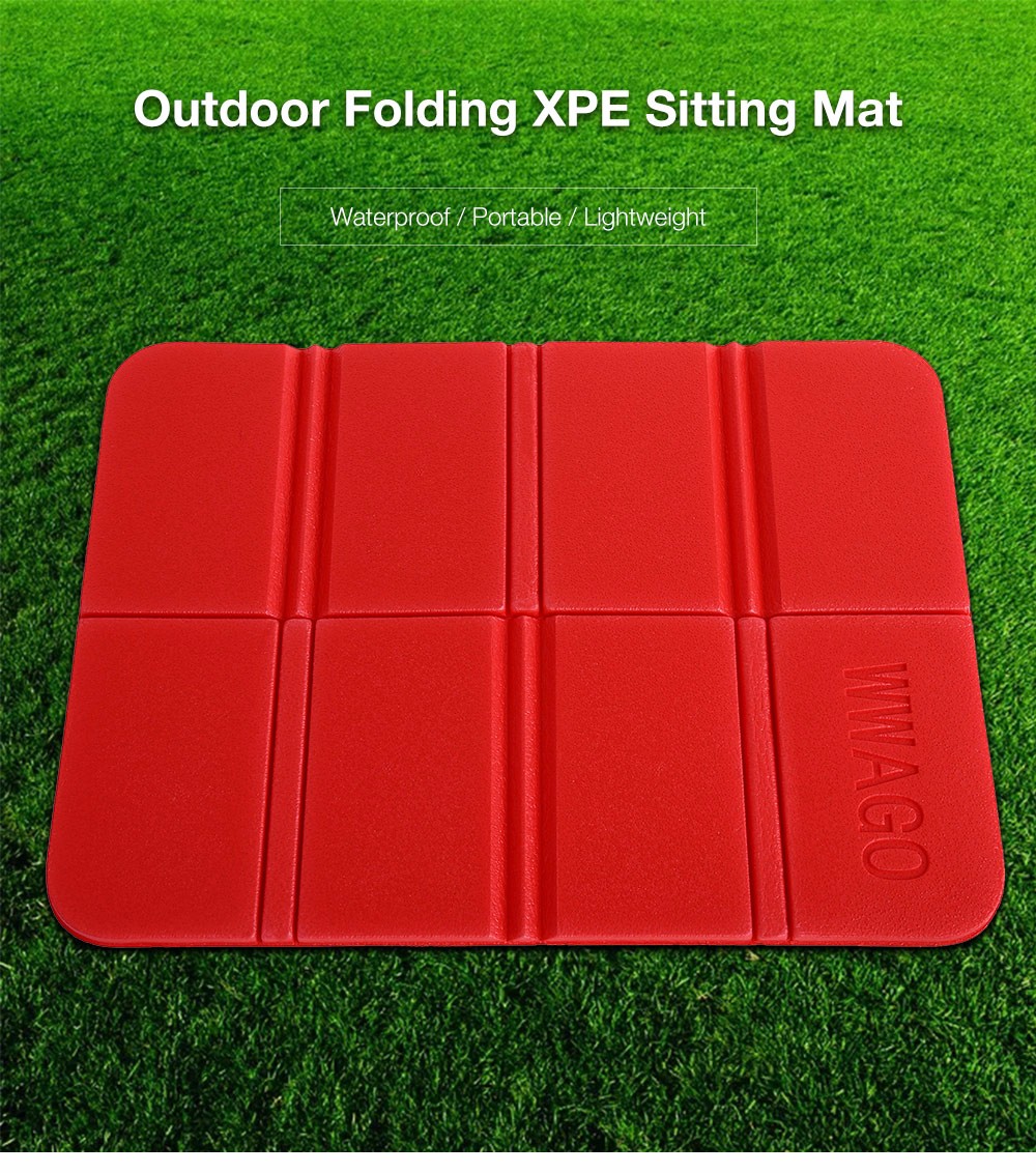 WWAGO Outdoor Folding Camping XPE Cushion Waterproof Sitting Mat