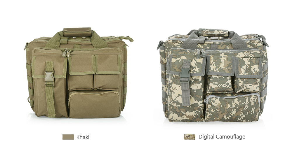 Outlife Outdoor Military Computer Shoulder Messenger Bag Handbag Briefcase for 14 inch Laptop Camera