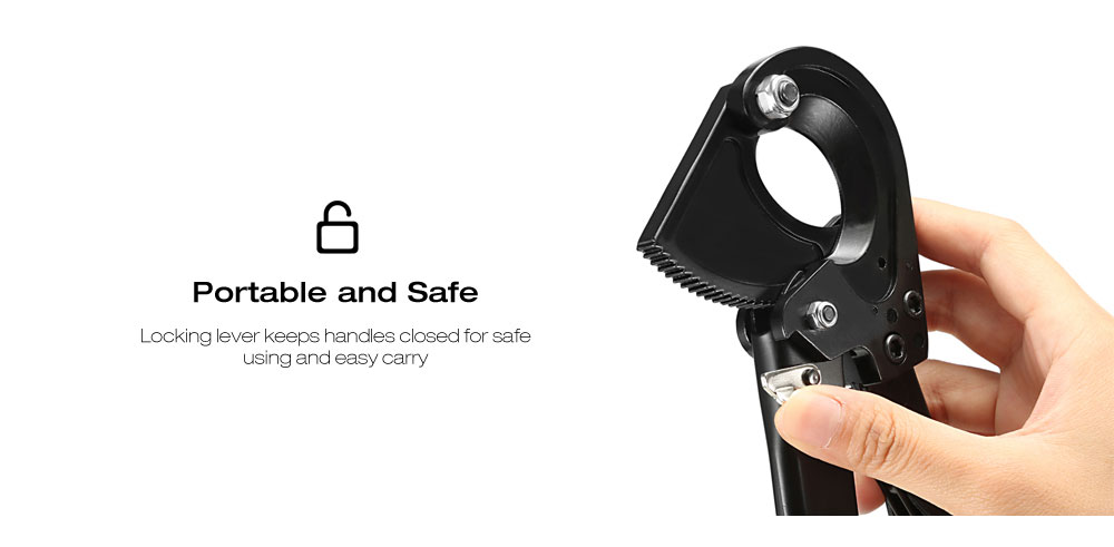 COLORS HS - 325A Below 240 Square Millimeter Multi-functional Ratchet Cable Cutter Wire Cutting Hand Tool