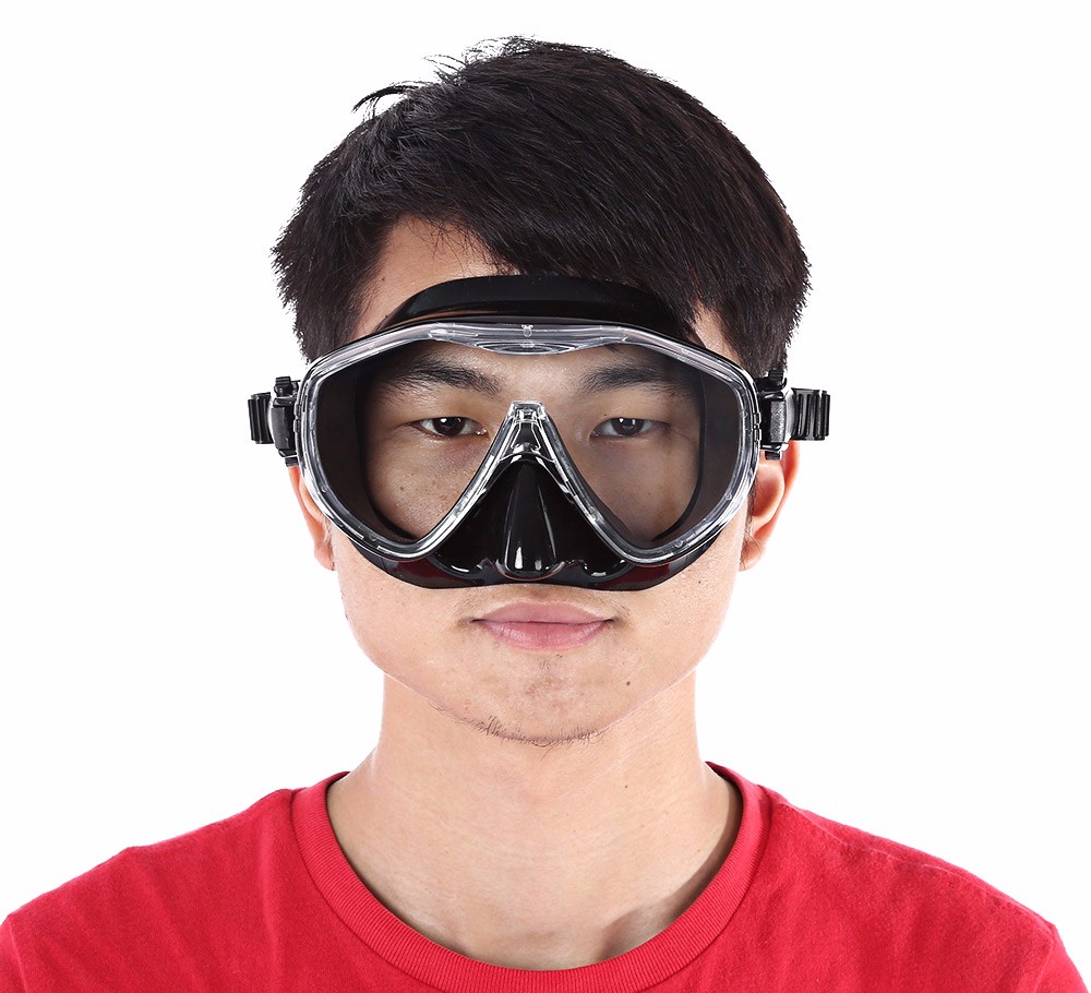 WHALE Professional Diving Silicone Mask Snorkel Glasses Set