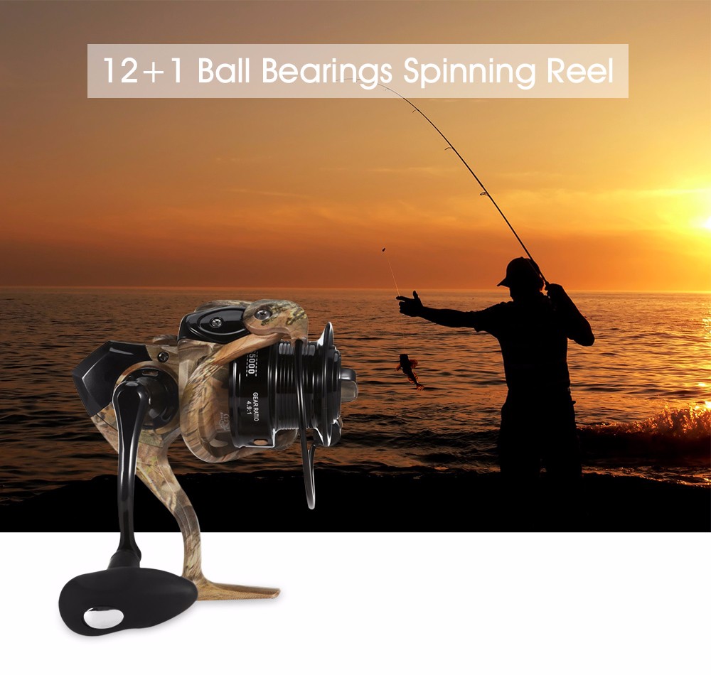 AFS5000 - 10000 12 + 1 Ball Bearings Spinning Reel