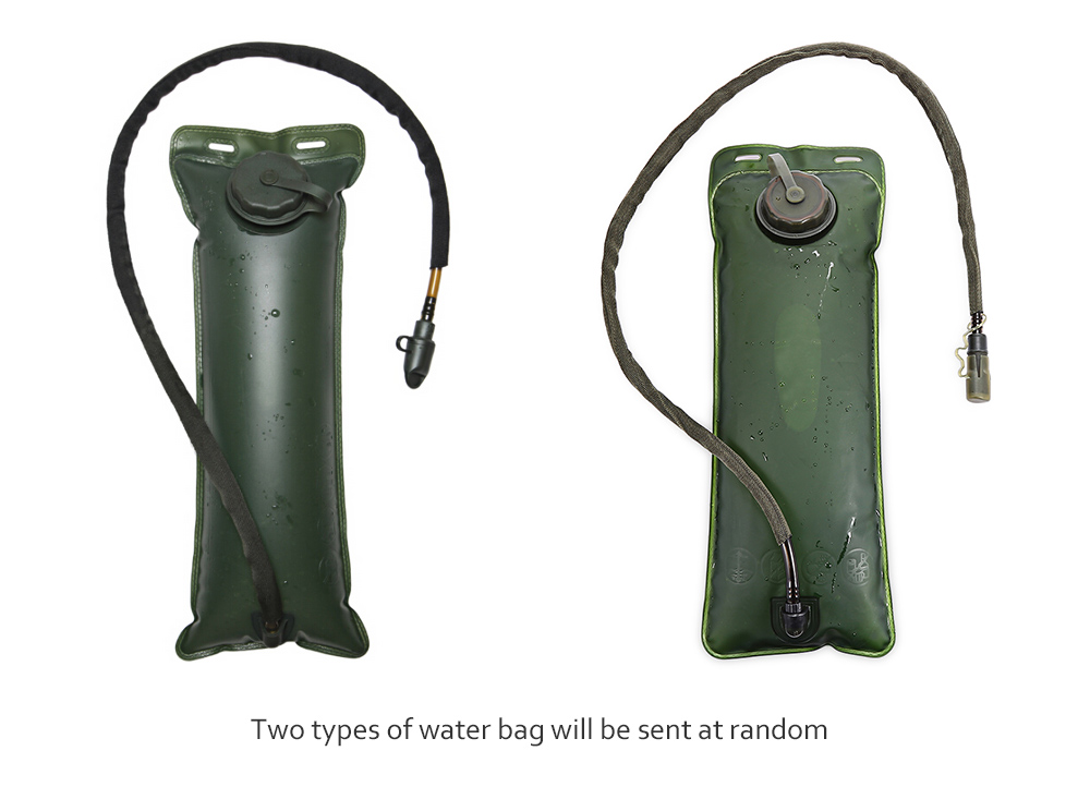 Portable 3L Water Bag Canteen Bottle Backpack Outdoor Tool