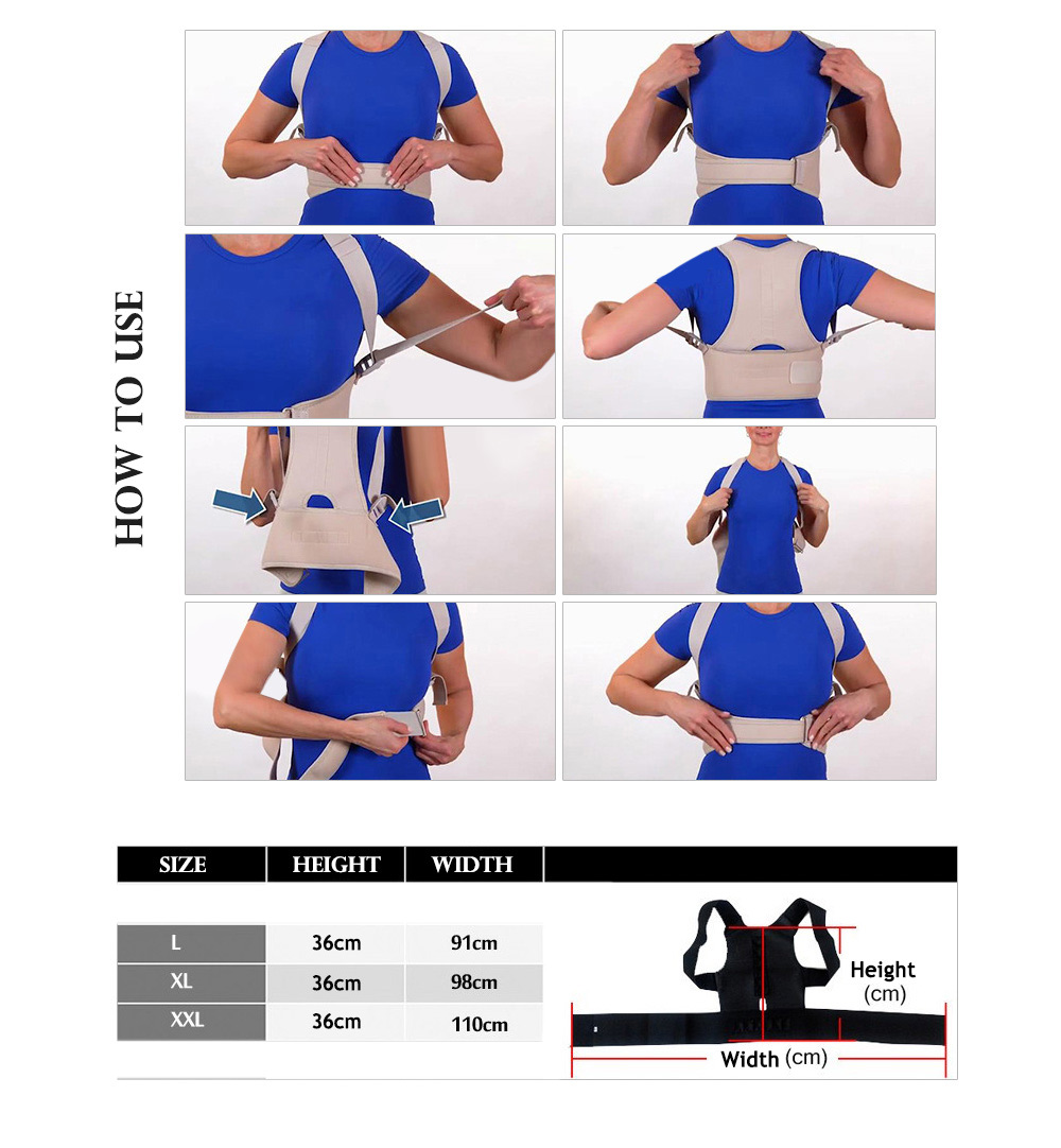 Correct Shoulder Posture Support Strap
