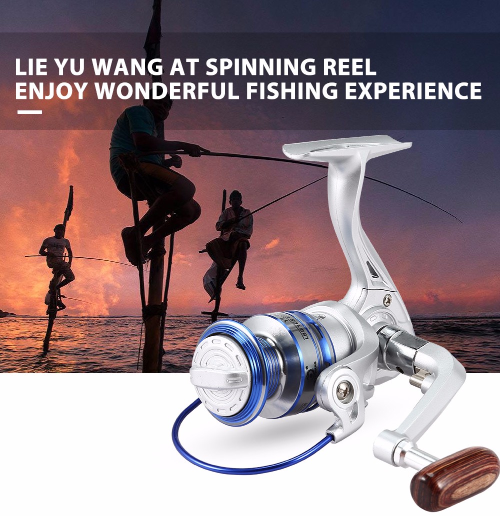 LIE YU WANG YL Spinning Reel 12 Ball Bearings 5.2 : 1 Metal Fishing Vessel Wheel