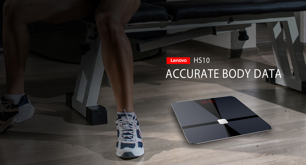 Lenovo HS10 Smart Body Fat Scale Intelligent Data Analysis APP Control Digital Weighing Tool