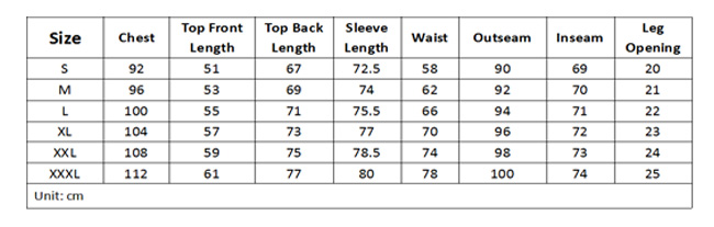Men Breathable Long-sleeved Riding Clothes Suit with 3D Sponge Padded