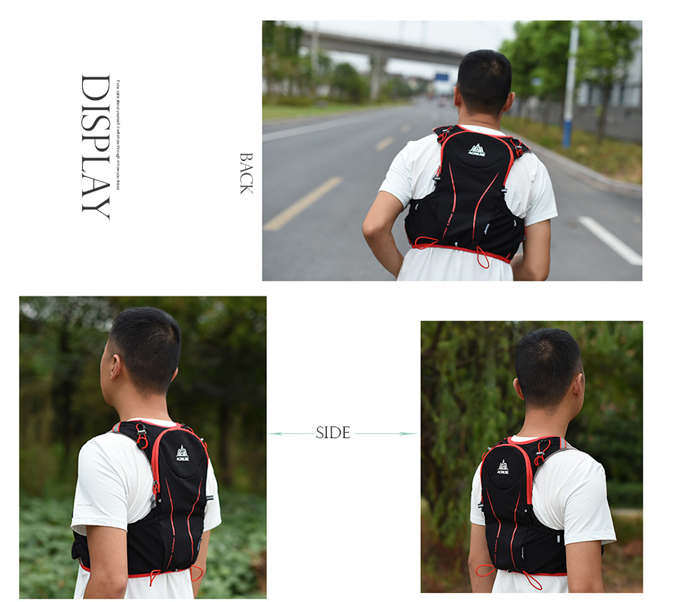 AONIJIE Outdoors Backpack 5L Cycling Vest Hydration Pack for Running Riding