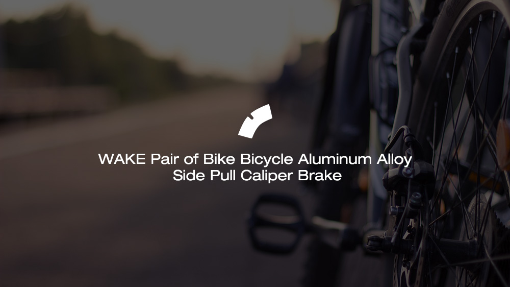 WAKE Pair of Racing Road Dual Pivot Bike Aluminum Alloy Side Pull Caliper Front Rear Brake