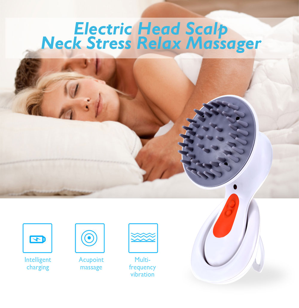 Electric Stress Relieve Head Scalp Massager