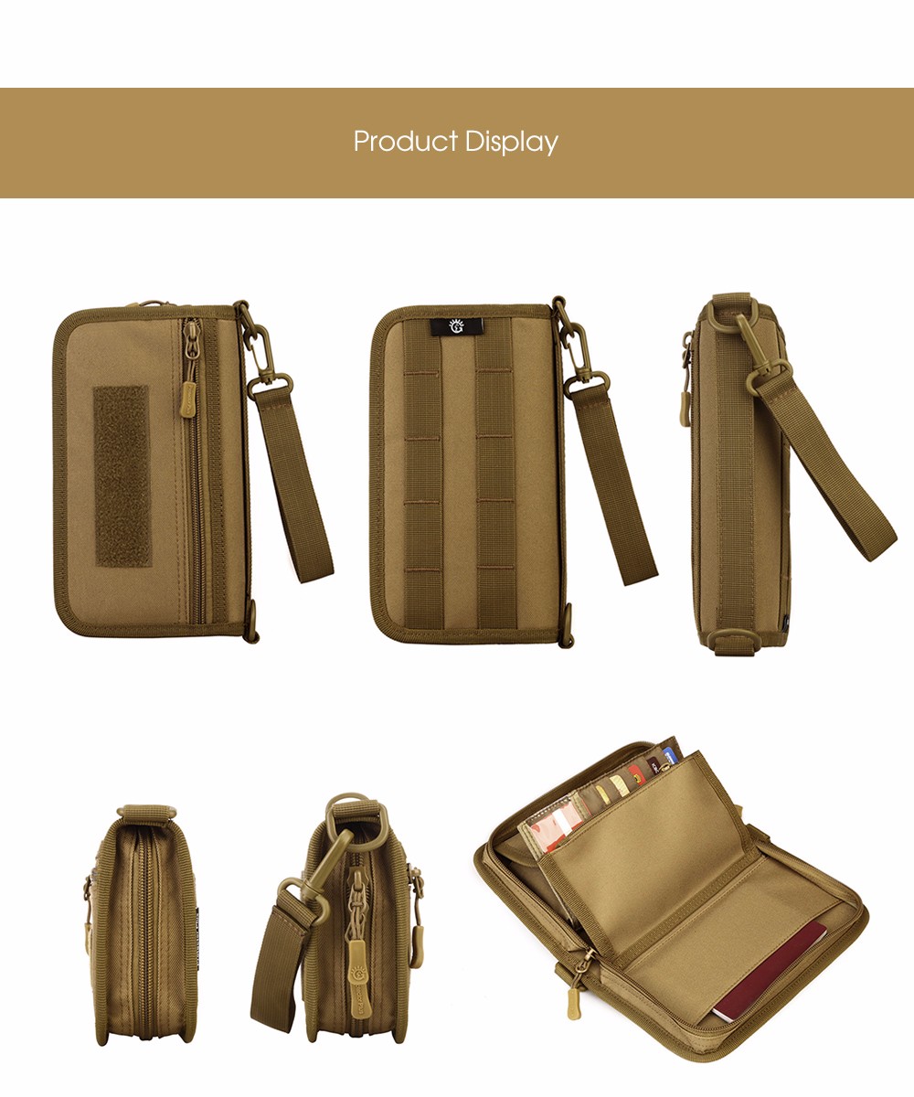 Protector Plus Tactical Camouflage Wallet Horizontal Hand Bag Mobile Phone Pouch