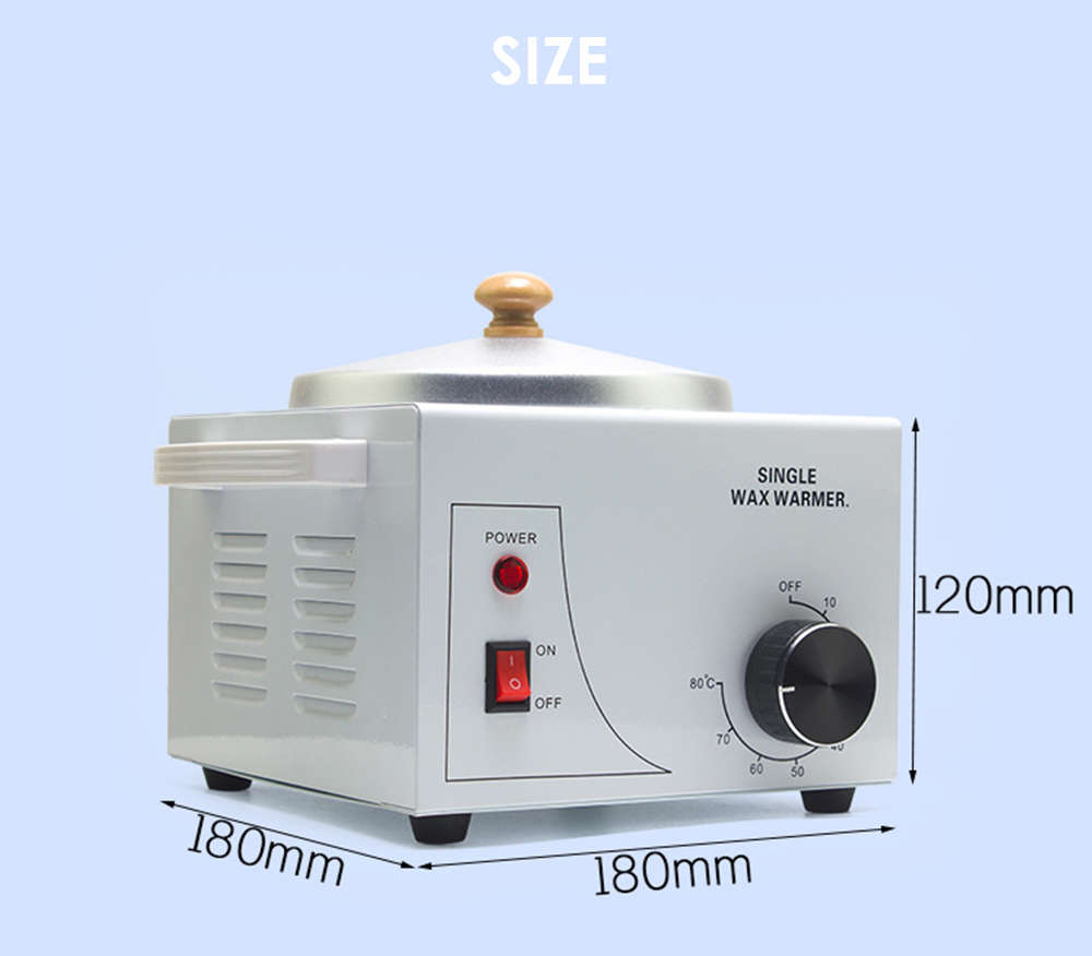 Single Pot Paraffin Heater Warmer Depilatory Machine Wax Therapy Instrument