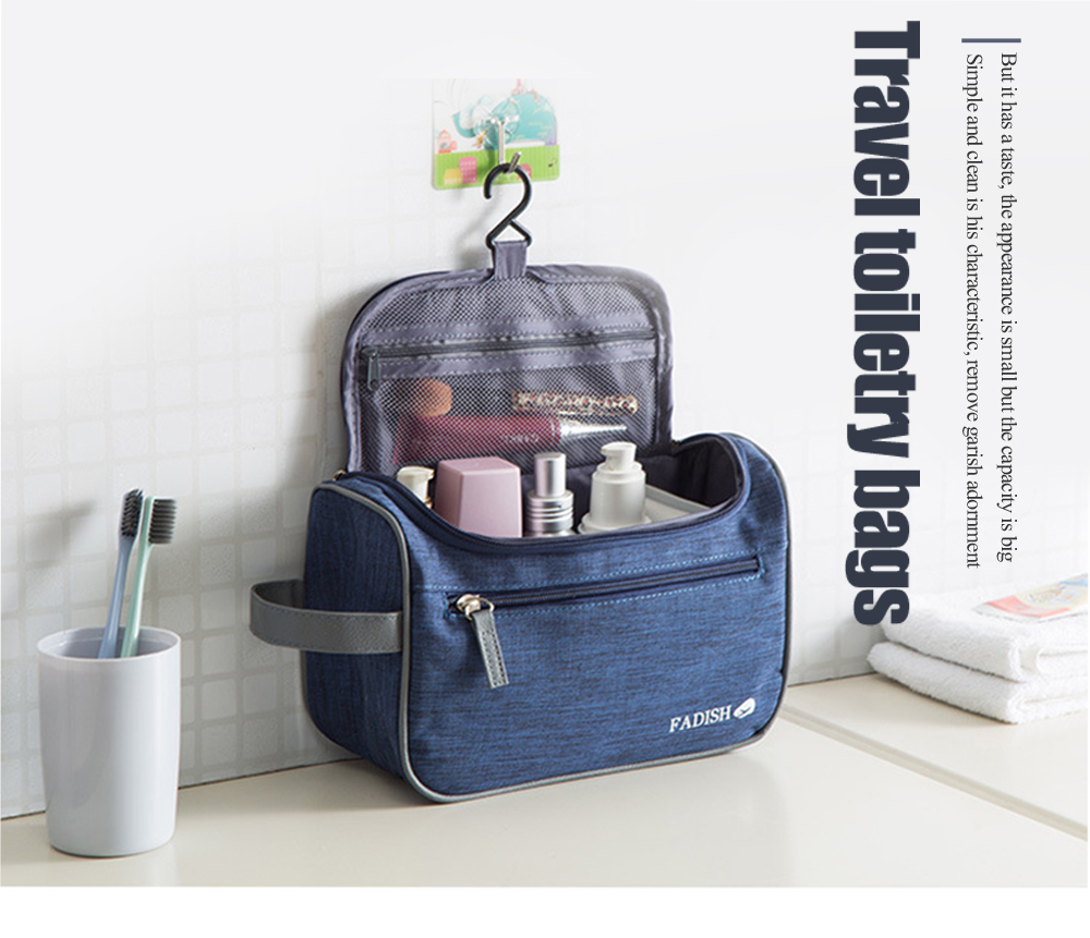 Portable Waterproof Wash and Makeup Bag