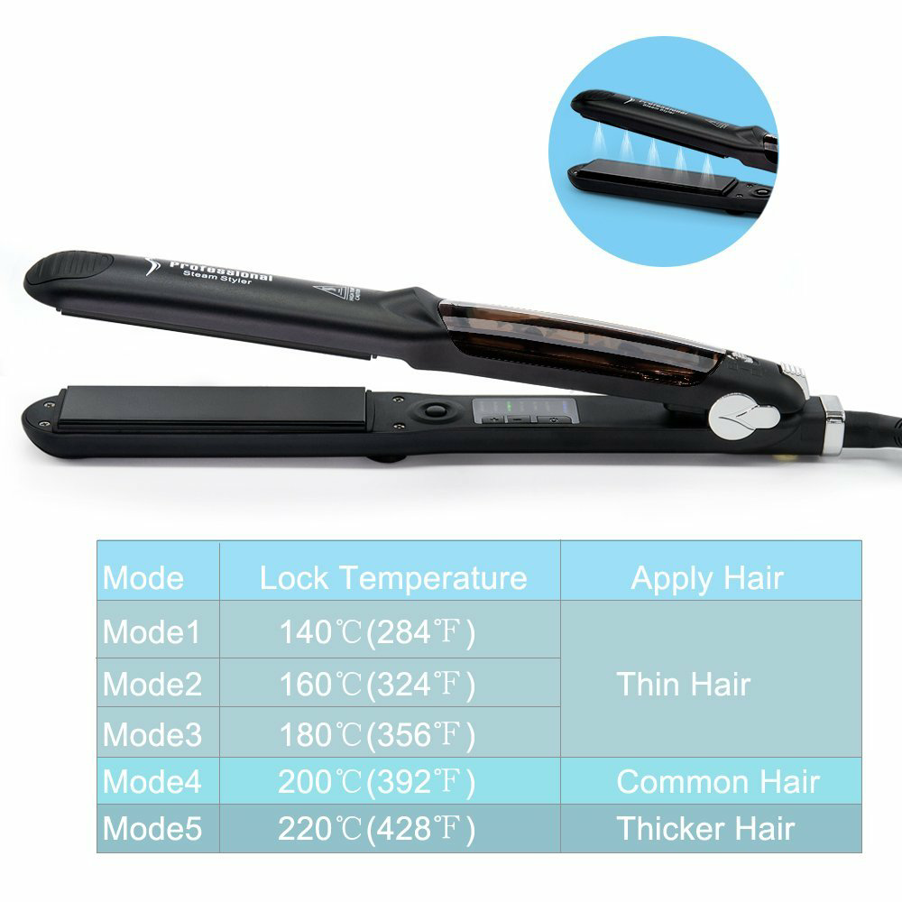 Professional Steam Hair Straightener Fast Hair Styler