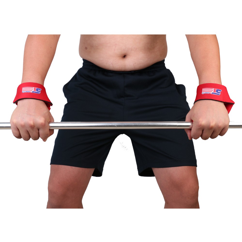 2PCS Weight Lifting Hand Wrist Bar Support Strap Brace Support Gym Straps Weight Lifting Wrap Body Building Grip