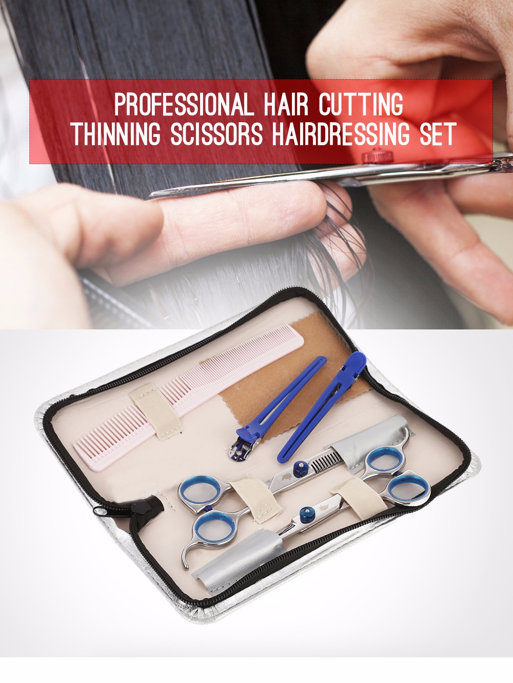 Hair Cutting Thinning Scissors Hairdressing Set