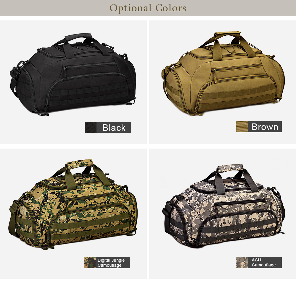 Protector Plus 35L Multifunctional Luggage Travel Duffle Bag Backpack Handbag