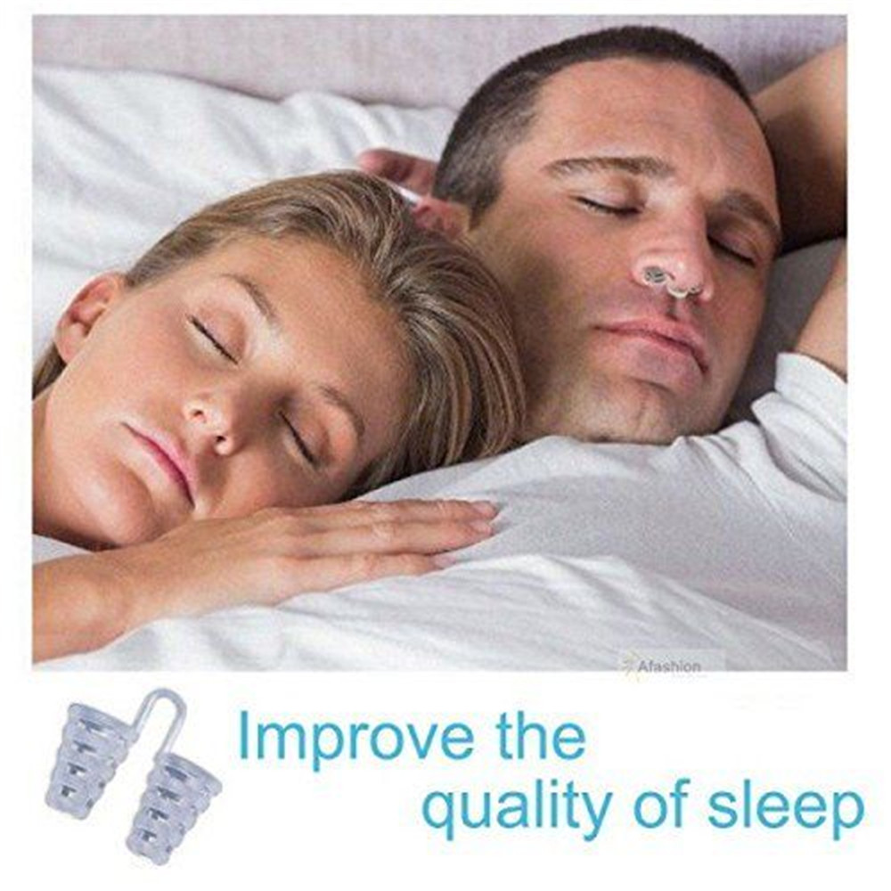 Set of 2 Premium Anti-Snoring Nose Vents Soft Silicon Stop Snoring Device Night
