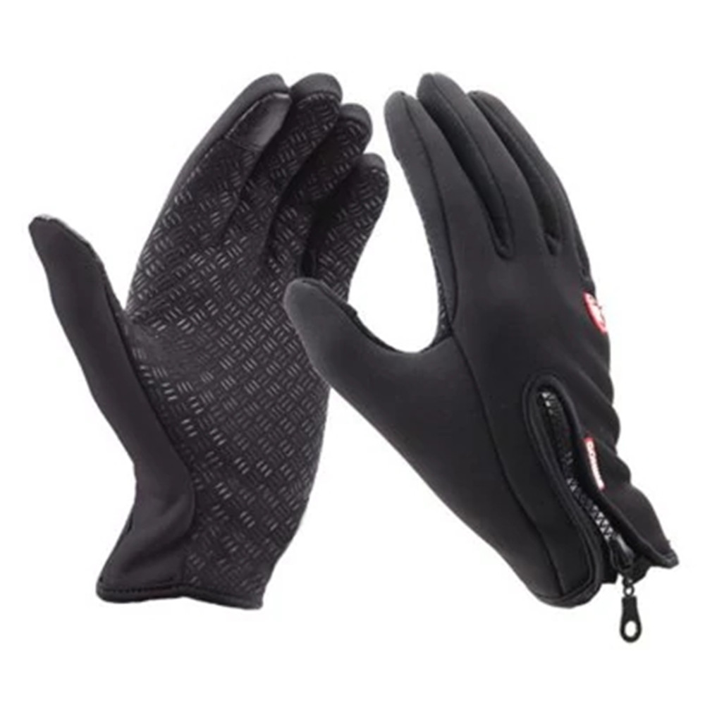 Cold Weather Fleece Windproof Winter Touch Screen Gloves for Smart Phone