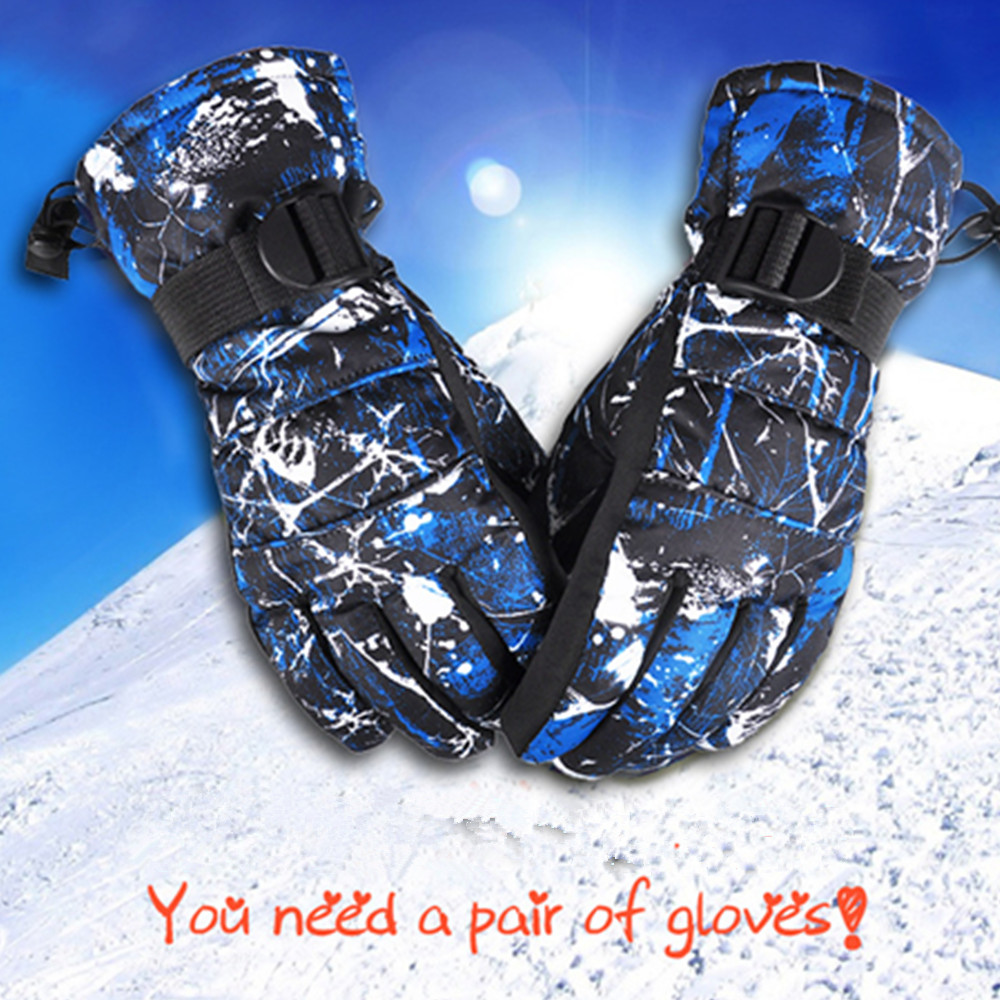 Unisex Winter Outdoor Sport Waterproof Warm Breathable Gloves