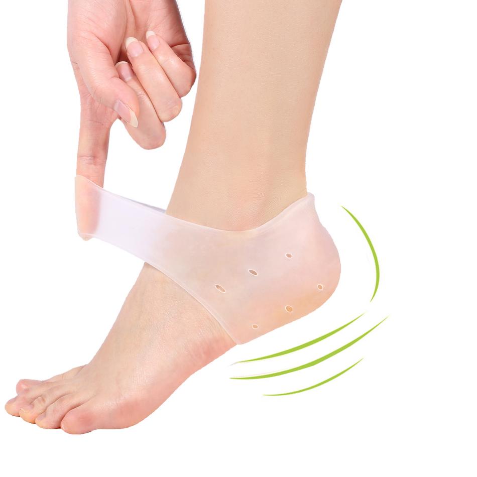 Silicone Moisturizing Heel Protection Socks Cracking Repair Analgesic Skin Care Pad 2PCS