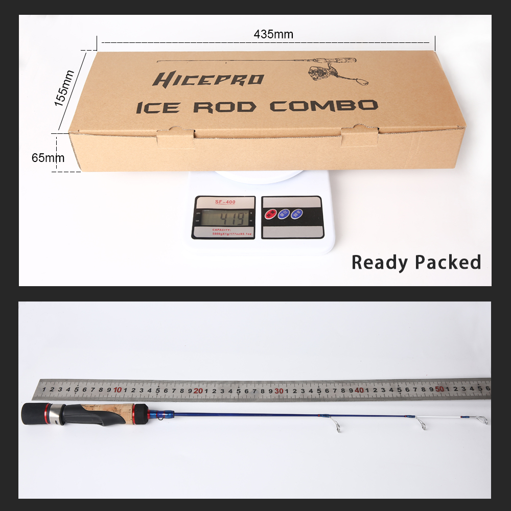 HONOREAL Hicepro Ice Fishing Rod and Reel Combo