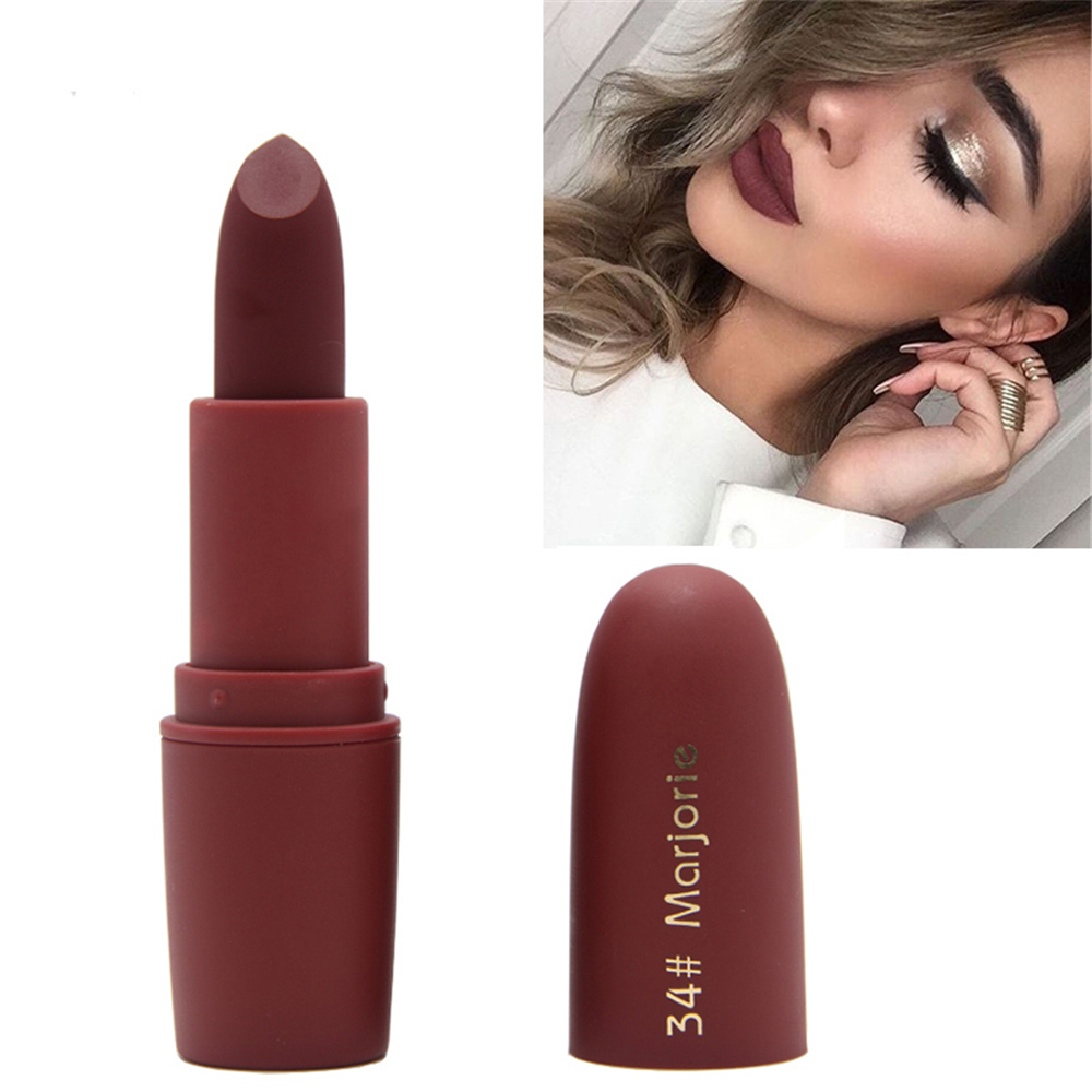 Miss Rose Brand Makeup Matte Lipstick Beauty Moisturizing Lip Stick Waterproof Make up Mate Lipsticks Cosmetic